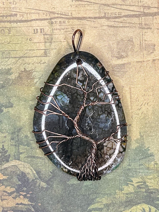 Agate Slice Pendant AS86