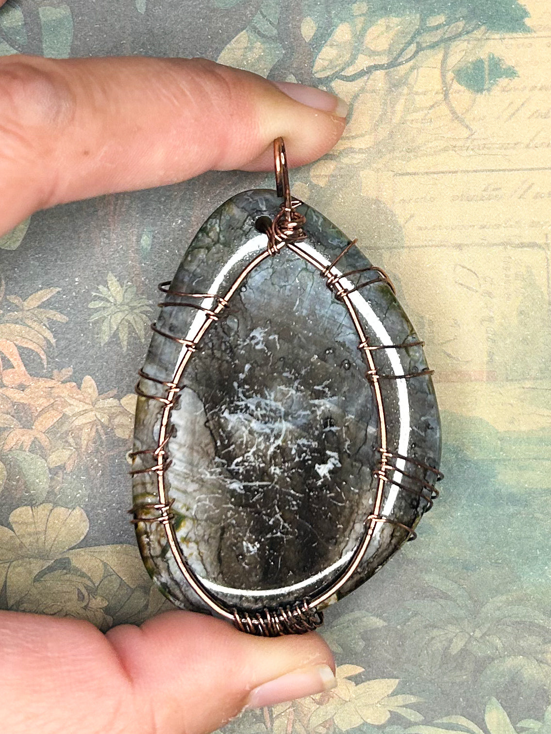 Agate Slice Pendant AS92