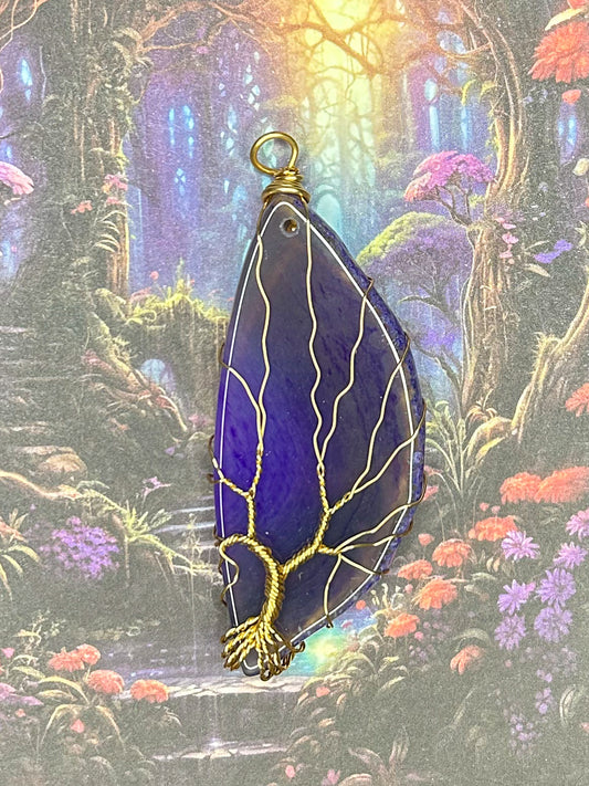 Agate Slice Pendant AS85