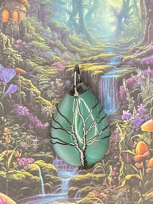 Agate Slice Pendant AS74