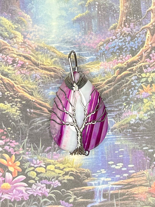 Agate Slice Pendant AS75