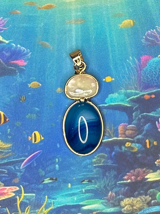 Agate Slice Pendant AS67