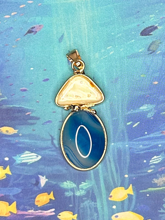 Agate Slice Pendant AS71