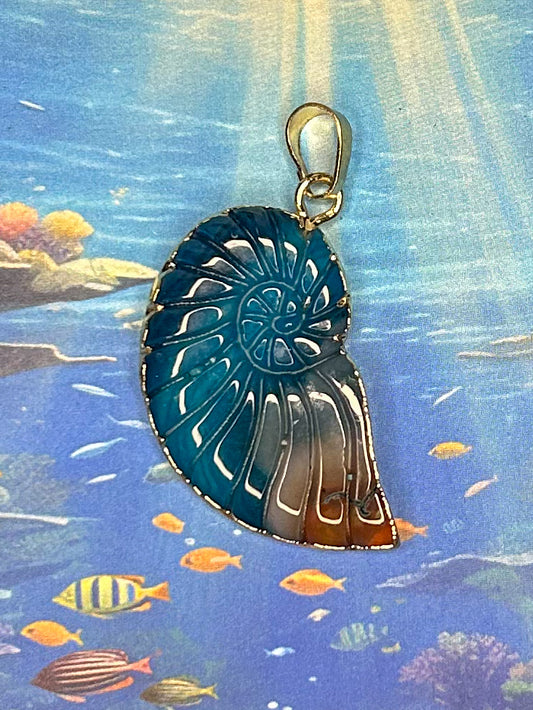 Agate Slice Pendant AS51