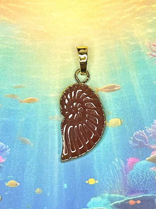 Agate Slice Pendant AS59