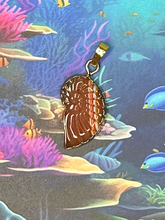 Agate Slice Pendant AS56