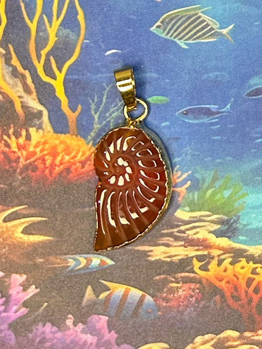 Agate Slice Pendant AS60