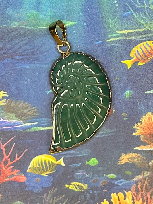 Agate Slice Pendant AS52