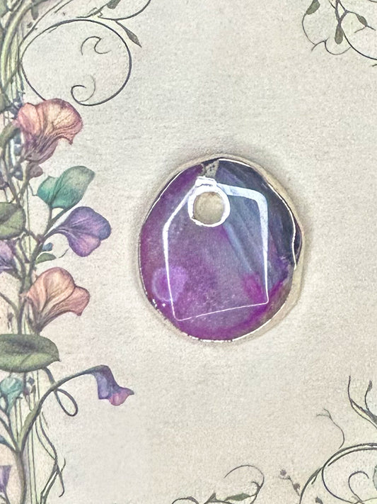 Agate Slice Pendant AS35