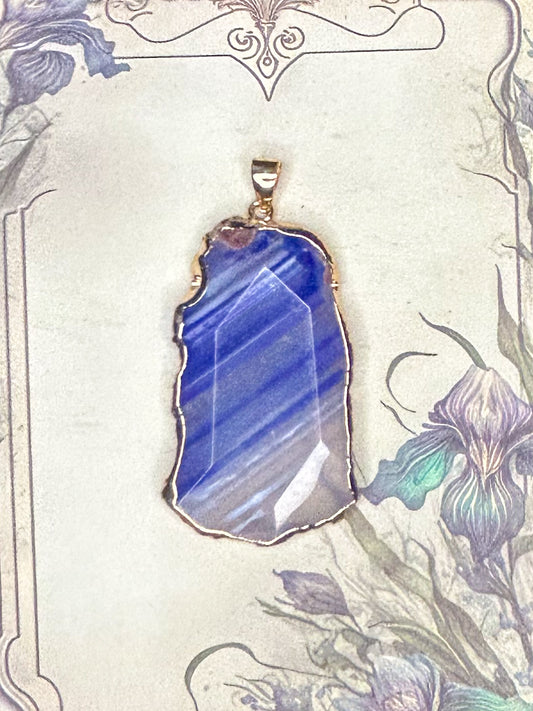 Agate Slice Pendant AS25