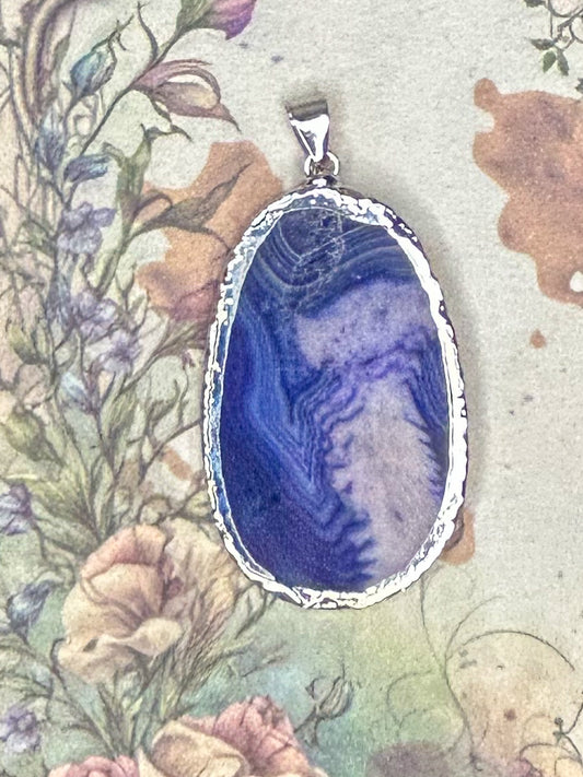 Agate Slice Pendant AS22