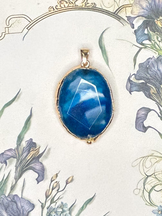 Agate Slice Pendant AS27