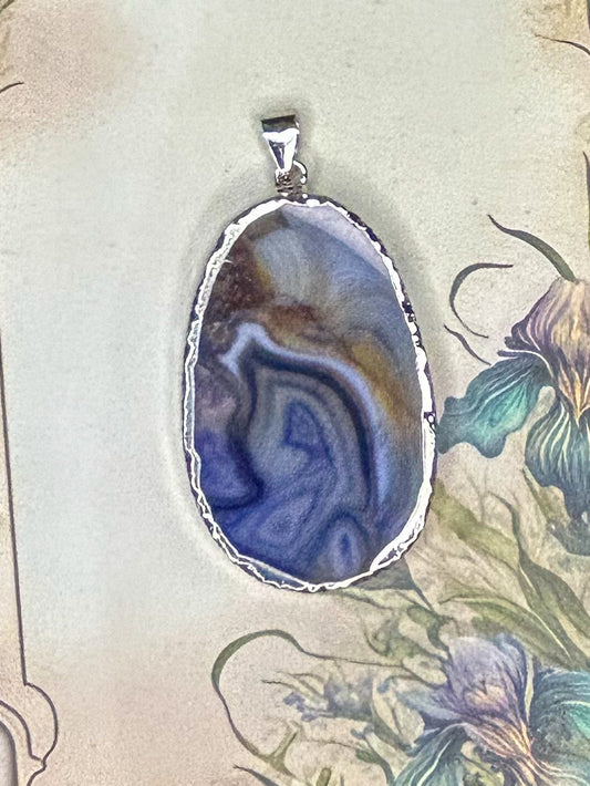 Agate Slice Pendant AS19