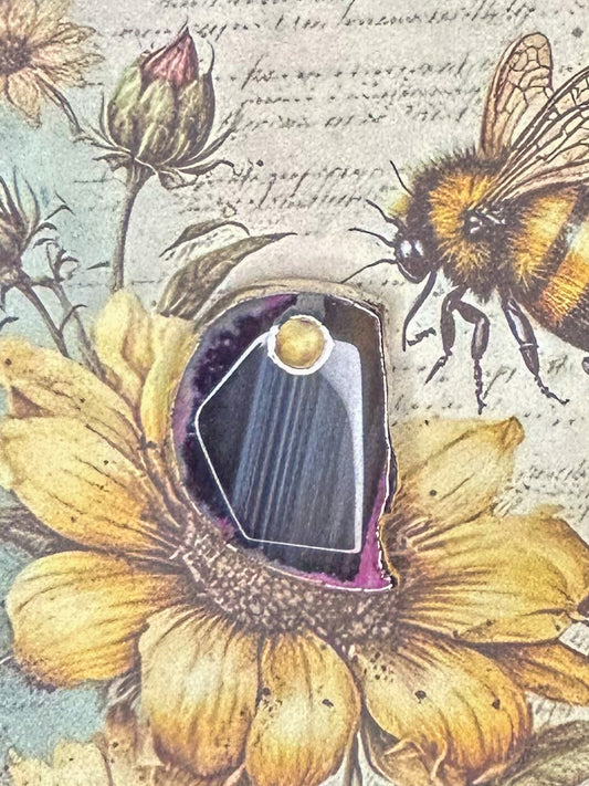 Agate Slice Pendant AS36
