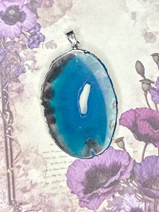 Agate Slice Pendant AS05
