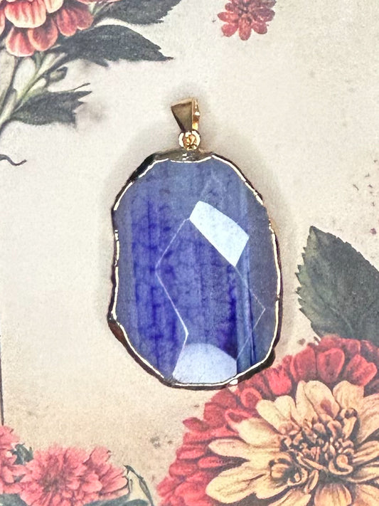 Agate Slice Pendant AS30