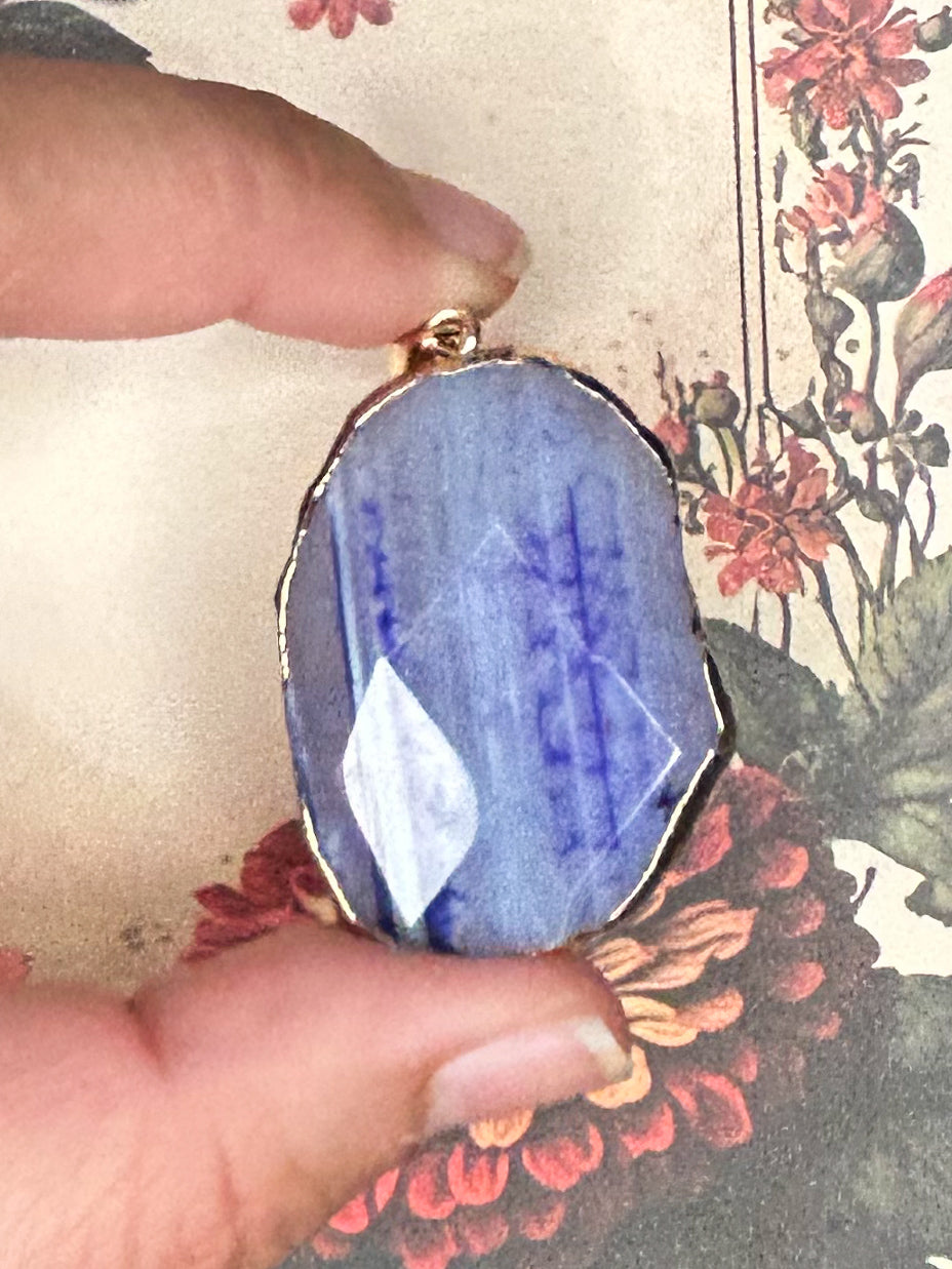 Agate Slice Pendant AS30