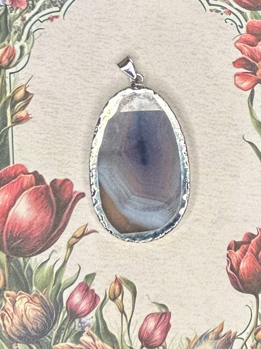Agate Slice Pendant AS14