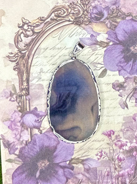 Agate Slice Pendant AS13