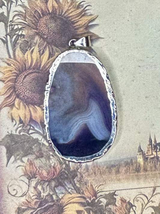 Agate Slice Pendant AS20