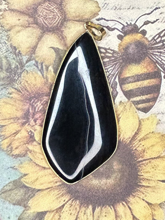 Agate Slice Pendant AS45