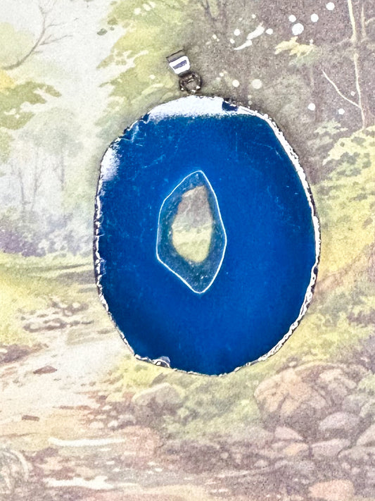Agate Slice Pendant AS04