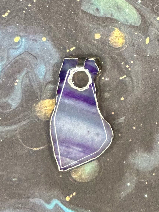 Agate Slice Pendant AS39
