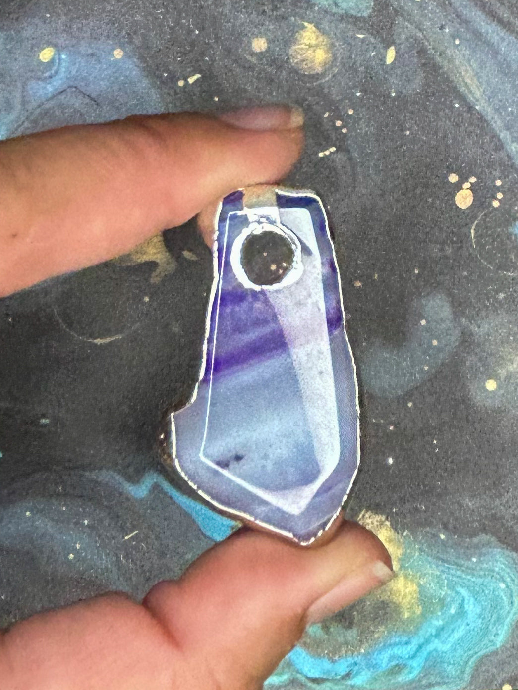 Agate Slice Pendant AS39