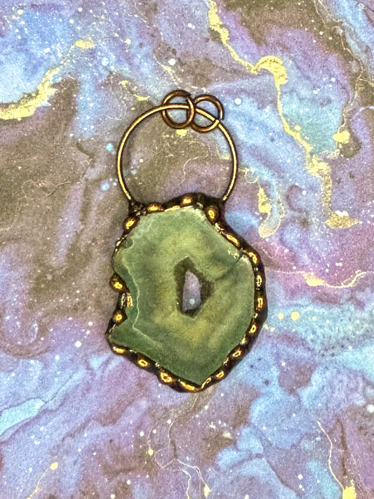 Agate Slice Pendant AS01
