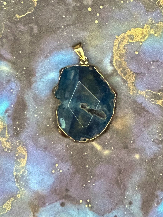 Agate Slice Pendant AS28