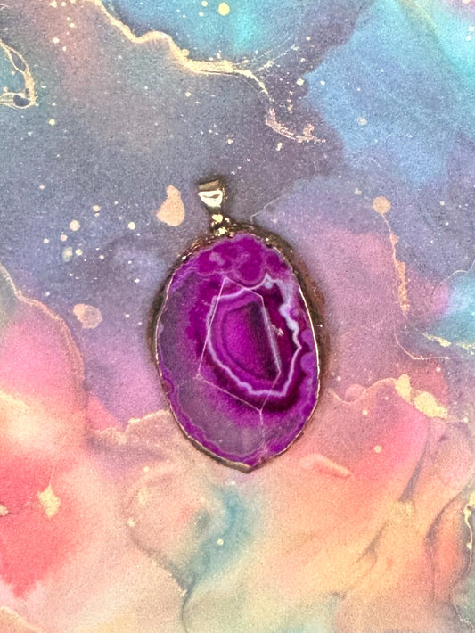 Agate Slice Pendant AS31