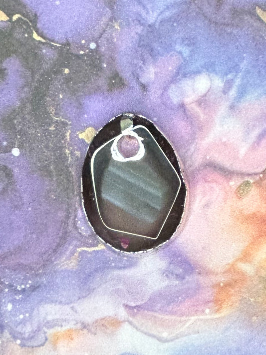 Agate Slice Pendant AS40