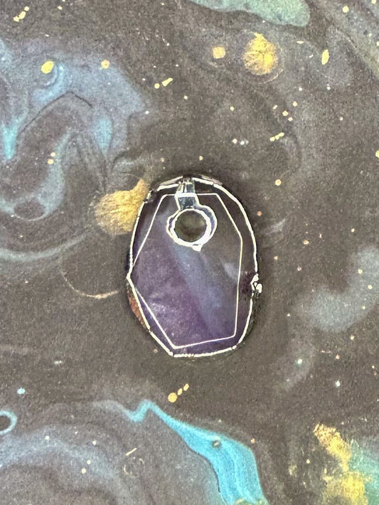 Agate Slice Pendant AS33
