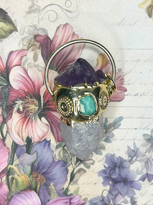 Clear Quartz Pendant QZ34