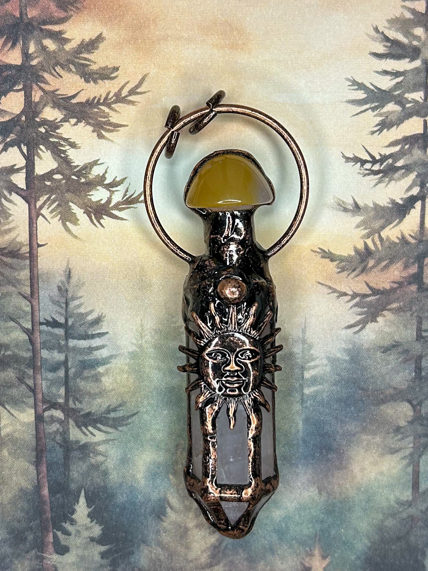 Clear Quartz Pendant QZ46