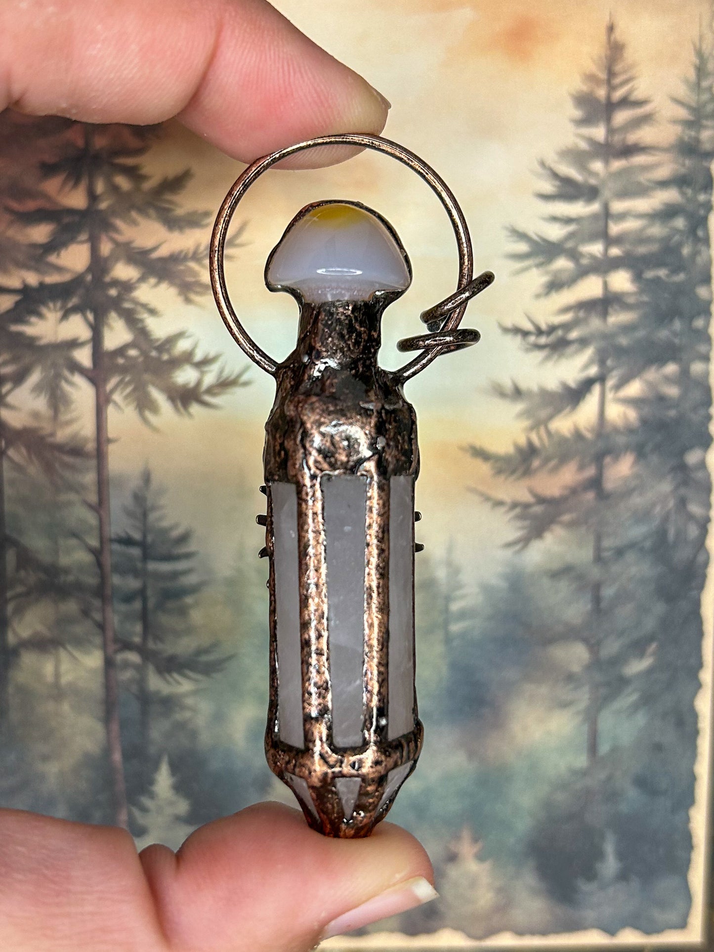 Clear Quartz Pendant QZ46