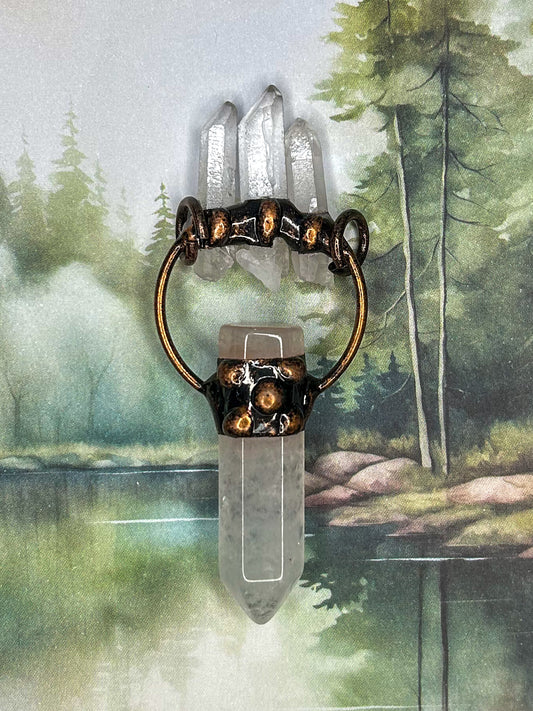 Clear Quartz Pendant QZ48