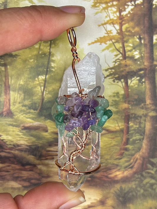 Clear Quartz Pendant QZ40