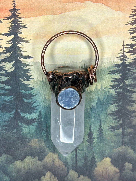 Clear Quartz Pendant QZ23