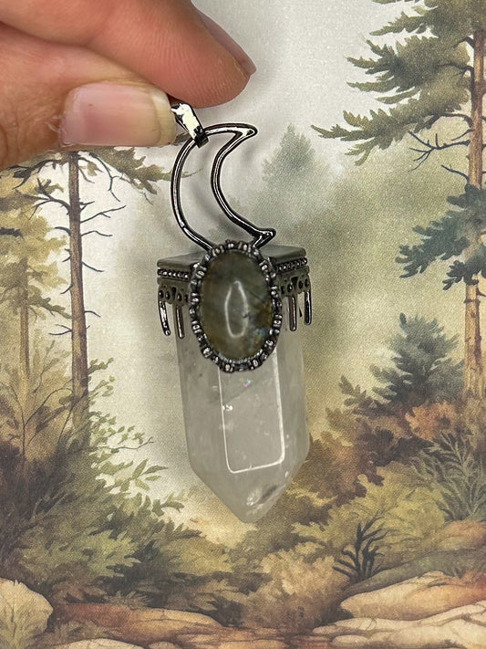 Clear Quartz Pendant QZ37