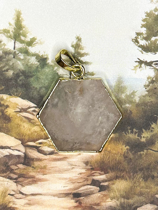Clear Quartz Pendant QZ52