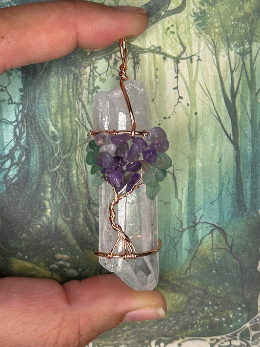 Clear Quartz Pendant QZ42