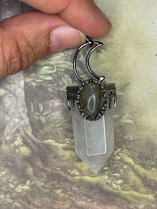 Clear Quartz Pendant QZ35