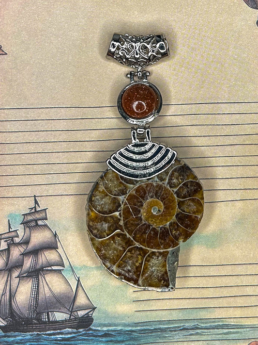 Ammonite Pendant AN13