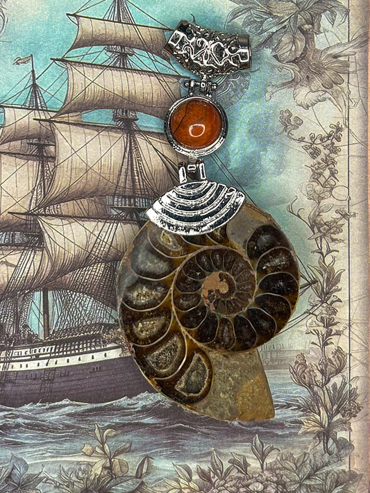 Ammonite Pendant AN12