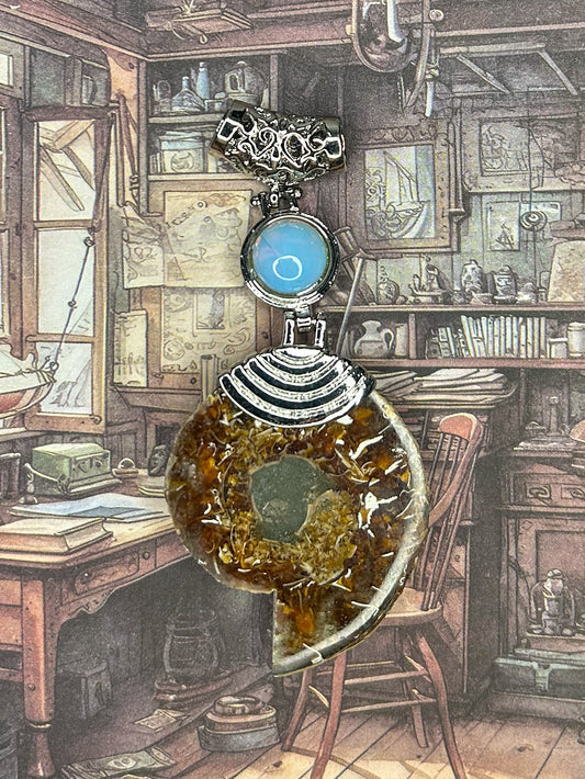 Ammonite Pendant AN15
