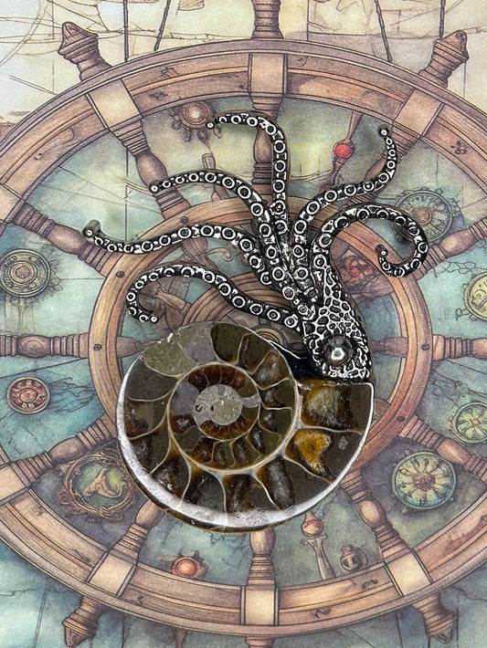 Ammonite Pendant AN24