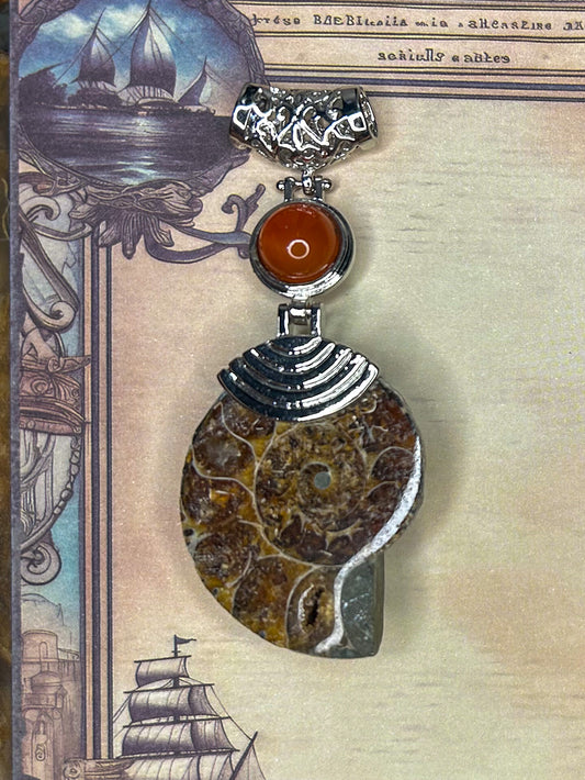 Ammonite Pendant AN18