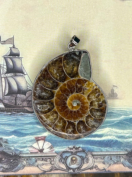 Ammonite Pendant AN01