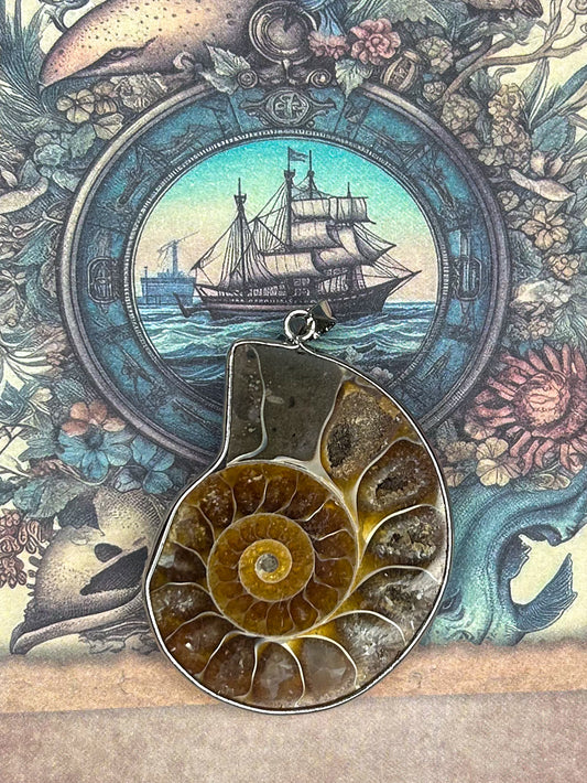 Ammonite Pendant AN02